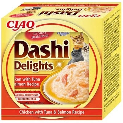 Inaba Dashi Delights Chicken With Tuna & Salmon Recipe - NATVOER - BrokjesKoning.nl