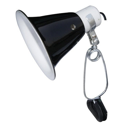 Komodo Black Dome Clamp Lamp Fixture - VERLICHTING OVERIG - BrokjesKoning.nl