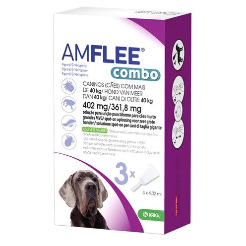 Krka Amflee Combo Spot On Hond - BESTRIJDINGSARTIKELEN - BrokjesKoning.nl