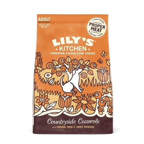 Lily's Kitchen Dog Adult Chicken Duck Countryside Casserole - DROOGVOER - BrokjesKoning.nl