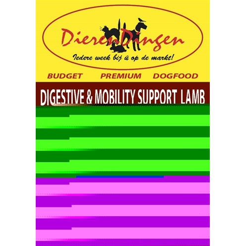 Merkloos Budget Premium Dogfood Digestive & Mobility Support Lamb - DROOGVOER - BrokjesKoning.nl