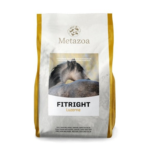 Metazoa Premium Paardenvoeding Fitright Luzerne - DROOGVOER - BrokjesKoning.nl