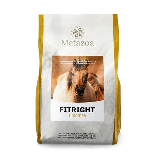 Metazoa Premium Paardenvoeding Fitright Timothee - DROOGVOER - BrokjesKoning.nl