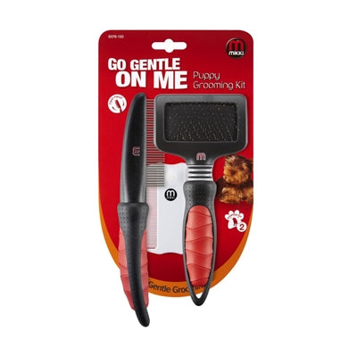 Mikki Puppy Grooming Kit - KAMMEN/BORSTELS - BrokjesKoning.nl