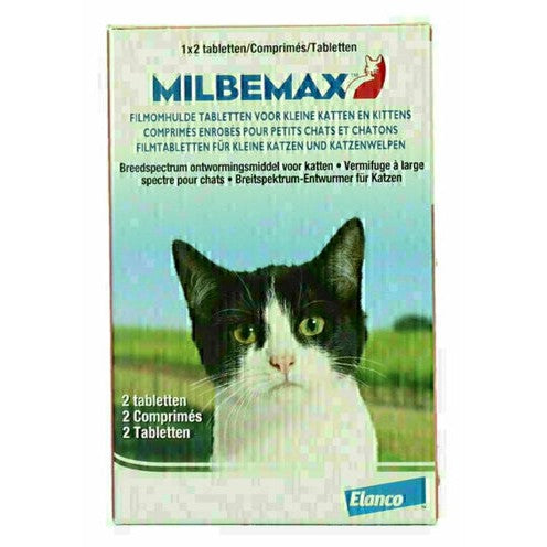 Milbemax Tablet Ontworming Kleine Kat / Kitten - BESTRIJDINGSARTIKELEN - BrokjesKoning.nl