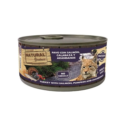 Natural Greatness Cat Turkey / Salmon / Pumkin / Cranberries - NATVOER - BrokjesKoning.nl