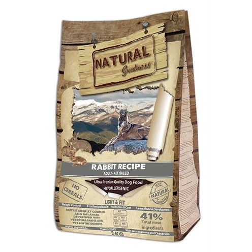 Natural Greatness Rabbit Light & Fit Recipe - DROOGVOER - BrokjesKoning.nl