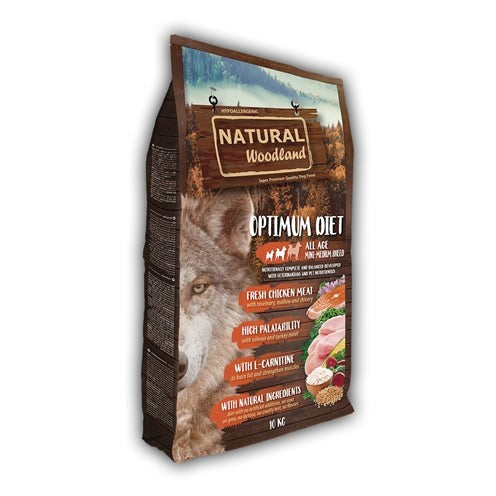 Natural Woodland Optimum Mini / Medium Breed Diet - DROOGVOER - BrokjesKoning.nl