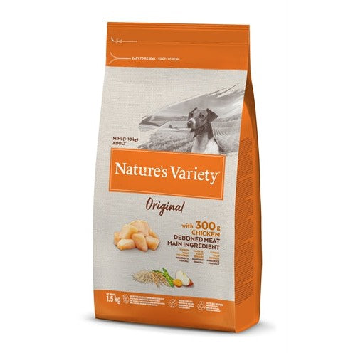 Natures Variety Original Adult Mini Chicken - DROOGVOER - BrokjesKoning.nl