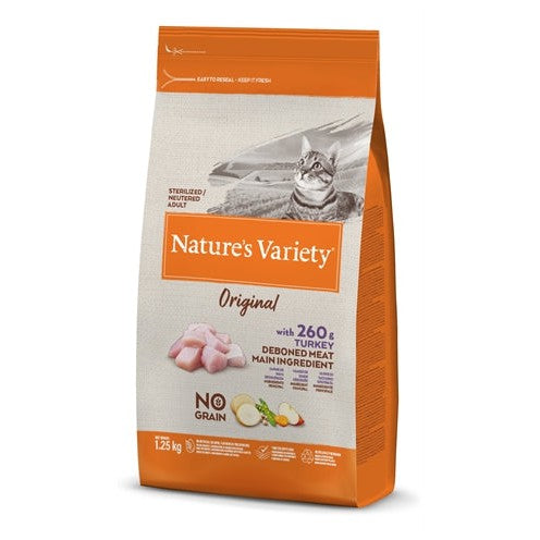 Natures Variety Original Sterilized Turkey No Grain - DROOGVOER - BrokjesKoning.nl