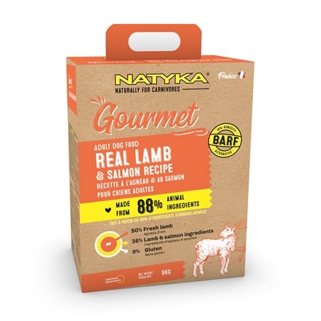 Natyka Gourmet Adult Lamb / Salmon - DROOGVOER - BrokjesKoning.nl