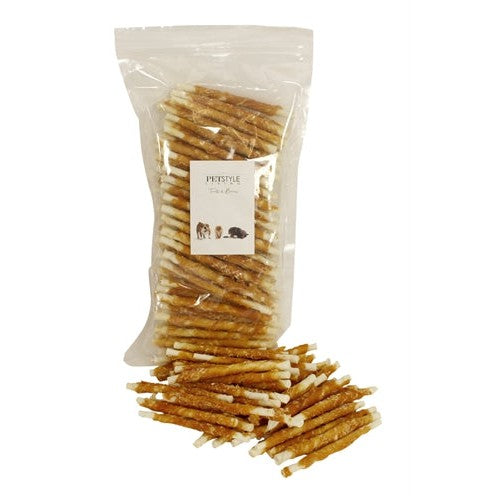 Petstyle Living Gedraaide Stick Met Kip - SNACKS KAUW - BrokjesKoning.nl