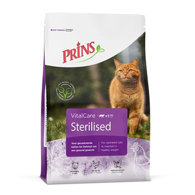 Prins Cat Vital Care Adult Sterilised - DROOGVOER - BrokjesKoning.nl