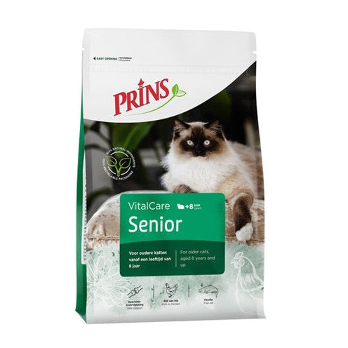 Prins Cat Vital Care Senior 12+ - DROOGVOER - BrokjesKoning.nl