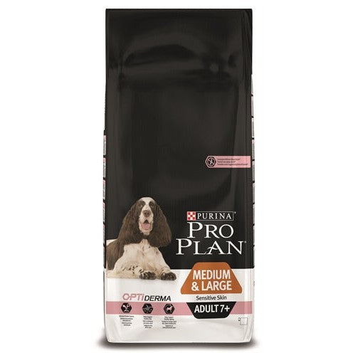 Pro Plan Dog Adult Medium / Large 7+ Sensitive Skin - DROOGVOER - BrokjesKoning.nl