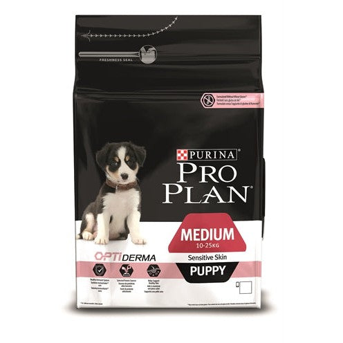 Pro Plan Puppy Medium Sensitive Skin - DROOGVOER - BrokjesKoning.nl