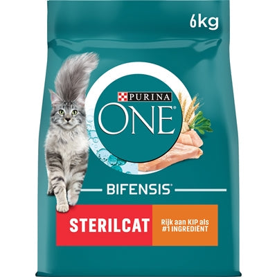 Purina One Sterilcat Kip En Tarwe - DROOGVOER - BrokjesKoning.nl