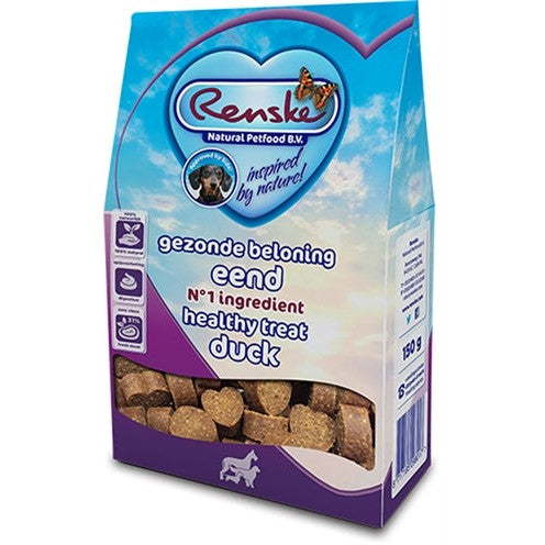 Renske Gezonde Beloning Hartjes Eend - SNACKS KOEK - BrokjesKoning.nl