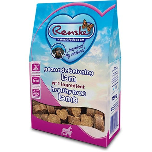Renske Gezonde Beloning Hartjes Lam - SNACKS KOEK - BrokjesKoning.nl