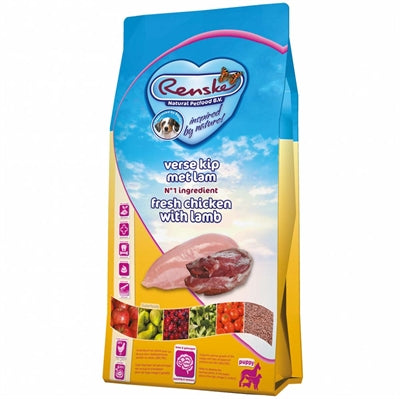 Renske Super Premium Puppy Kip / Lam - DROOGVOER - BrokjesKoning.nl