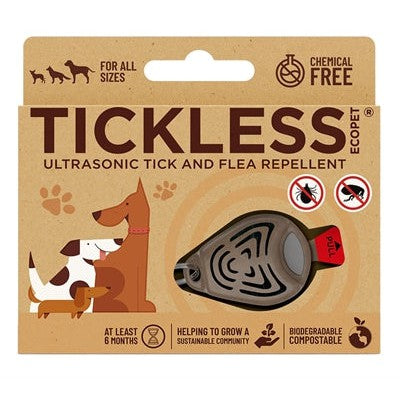 Tickless Eco Teek En Vlo Afweer Voor Hond En Kat Bruin - BESTRIJDINGSARTIKELEN - BrokjesKoning.nl