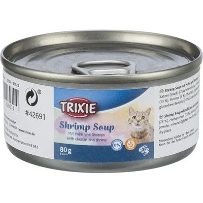 Trixie Garnalen Soep Kip / Garnalen Glutenvrij - NATVOER - BrokjesKoning.nl