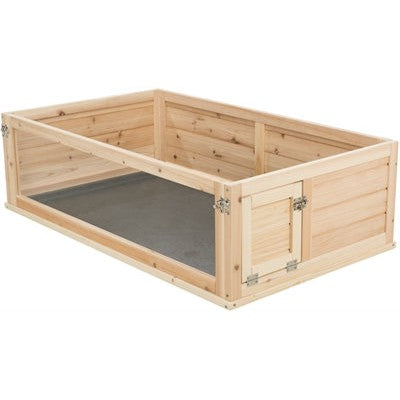 Trixie Indoor Ren Cavia Hout / Plexiglas - KOOIEN/HOKKEN - BrokjesKoning.nl