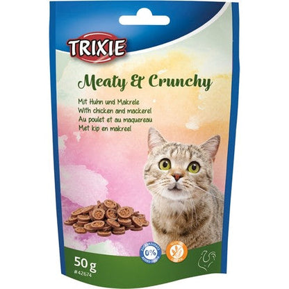 Trixie Meaty & Crunchy Kip / Makreel Glutenvrij - SNACKS GEDROOGD - BrokjesKoning.nl