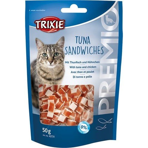 Trixie Premio Tuna Sandwiches - SNACKS GEDROOGD - BrokjesKoning.nl