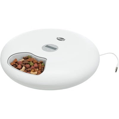 Trixie Voerautomaat Tx5+1 6 Maaltijden 180 Ml Wit - VOER/DRINKBAKKEN - BrokjesKoning.nl