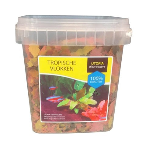 Utopia Tropische Vlokken - VISVOER/SCHILDPADVOER - BrokjesKoning.nl