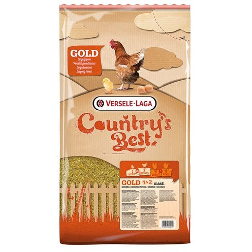 Versele-Laga Country's Best Gold 1&2 Mash Opgroeimeel - DROOGVOER/ZADEN - BrokjesKoning.nl