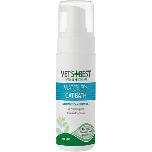 Vets Best Waterless Cat Bath - SHAMPOO - BrokjesKoning.nl