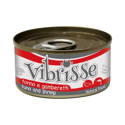 Vibrisse Cat Tonijn / Garnalen - NATVOER - BrokjesKoning.nl