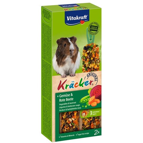 Vitakraft Cavia Kracker Groente - SNACKS HARD - BrokjesKoning.nl
