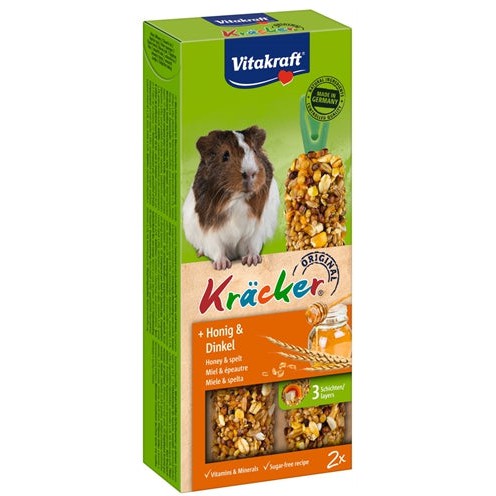 Vitakraft Cavia Kracker Honing - SNACKS HARD - BrokjesKoning.nl
