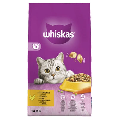 Whiskas Adult Chicken - DROOGVOER - BrokjesKoning.nl