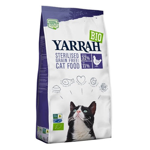 Yarrah Cat Sterilised Graanvrij - DROOGVOER - BrokjesKoning.nl