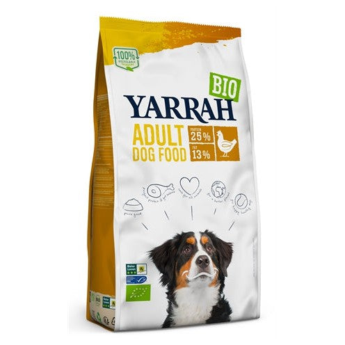 Yarrah Dog Biologische Brokken Kip - DROOGVOER - BrokjesKoning.nl