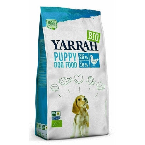 Yarrah Dog Biologische Brokken Puppy Kip - DROOGVOER - BrokjesKoning.nl
