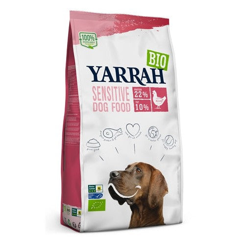 Yarrah Dog Biologische Brokken Sensitive Kip Zonder Toegevoegde Suiker - DROOGVOER - BrokjesKoning.nl