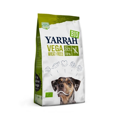 Yarrah Dog Biologische Brokken Vega Ultra Sensitive Tarwevrij - DROOGVOER - BrokjesKoning.nl