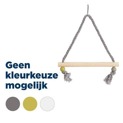 Zolux Schommel Hout Met Touw Assorti - SPEELGOED - BrokjesKoning.nl