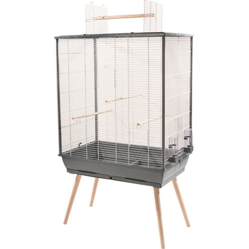 Zolux Vogelkooi Neo Jili Xl Grijs - KOOIEN/HOKKEN - BrokjesKoning.nl